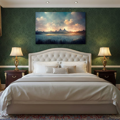 Epic Mountain Reflection Art