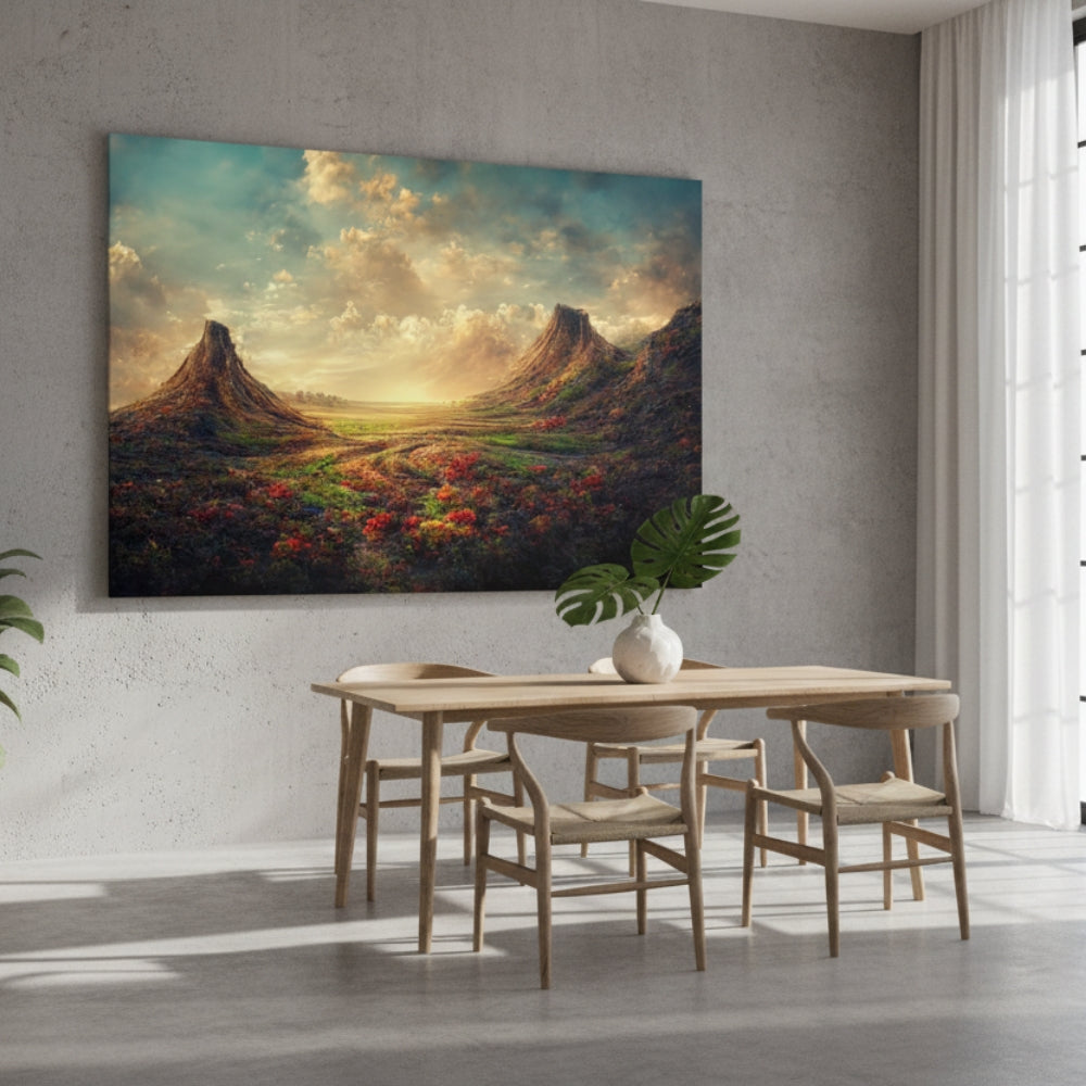 Valley of Bloom Canvas Print