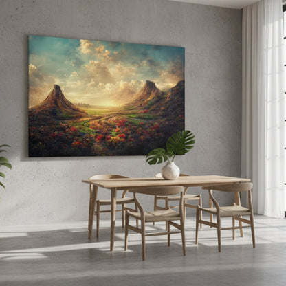 Valley of Bloom Canvas Print
