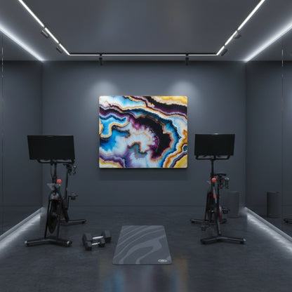 Geode Abstract Resin Wall Art | Premium Handcrafted Luxury Decor | High-Gloss Epoxy Finish