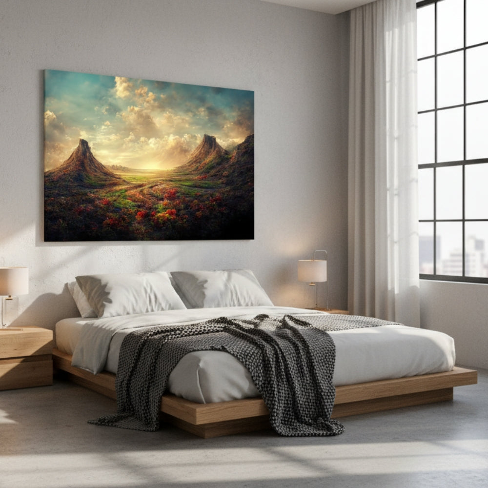 Valley of Bloom Canvas Print