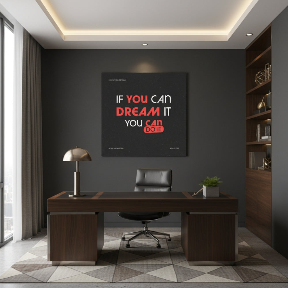 Creativ Thoughts Canvas Wall Art – Standard Print