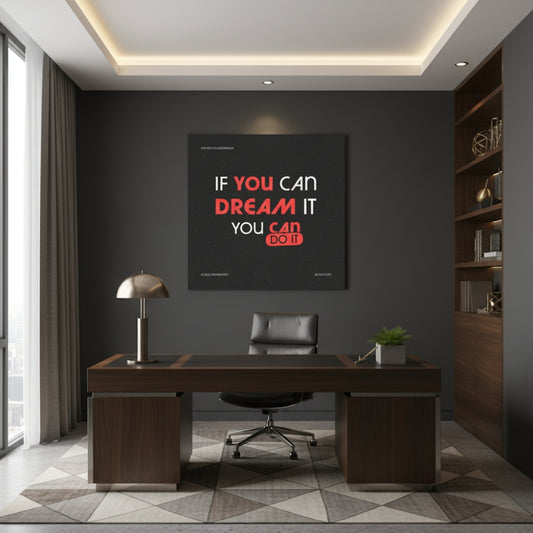 Creativ Thoughts Canvas Wall Art – Standard Print