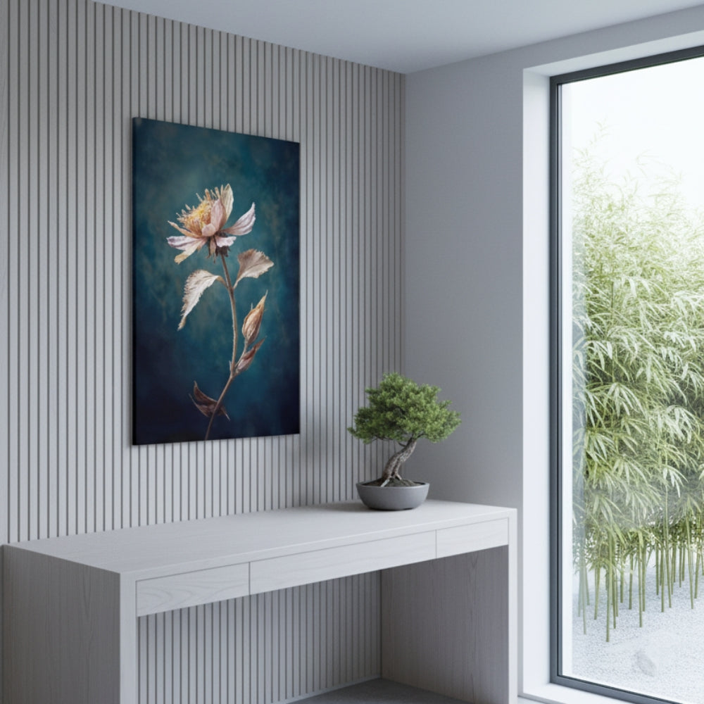 Vibrant Abstract Floral Canvas Print #28