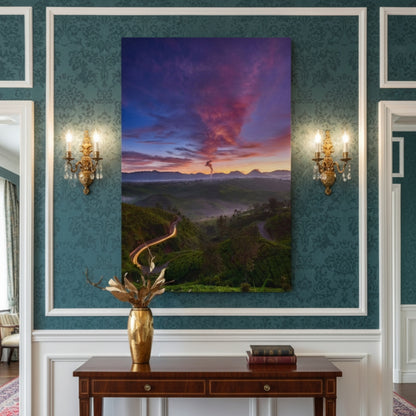 Swirling Vortex Sky Canvas Print