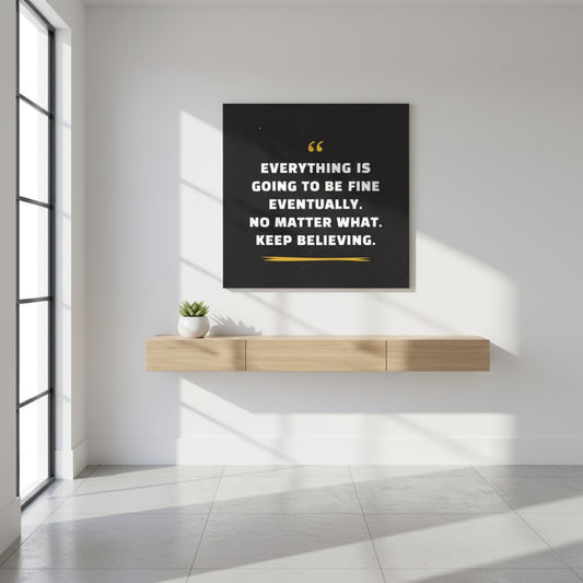 Creativ Thoughts Canvas Wall Art – Standard Print