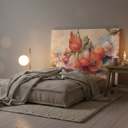 Pastel Flower Cloud Abstract Canvas