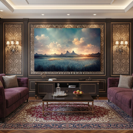 River Sunrise Canvas Print