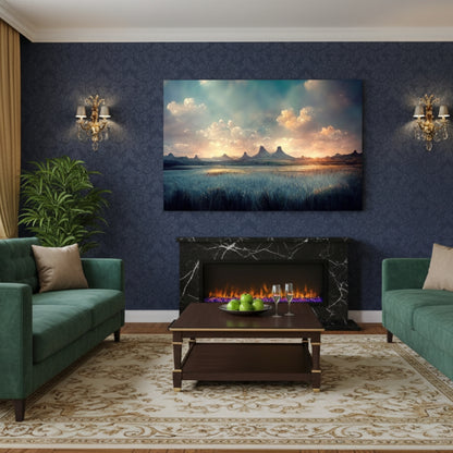 Epic Mountain Reflection Art