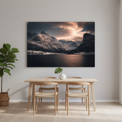 Majestic Peak Reflection Wall Art