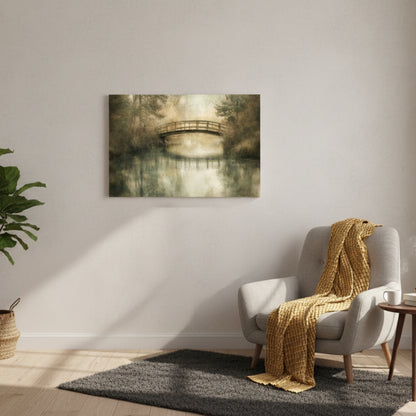 The Forgotten Crossing That Leads Travelers Gently Over Whispering Waters And Into The Silent Fog