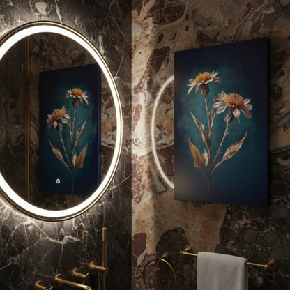 Vibrant Abstract Floral Canvas Print #19