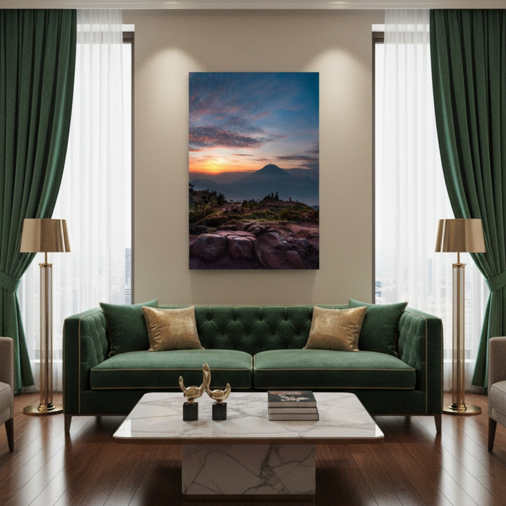 Inspiring Mountain Peak Wall Art