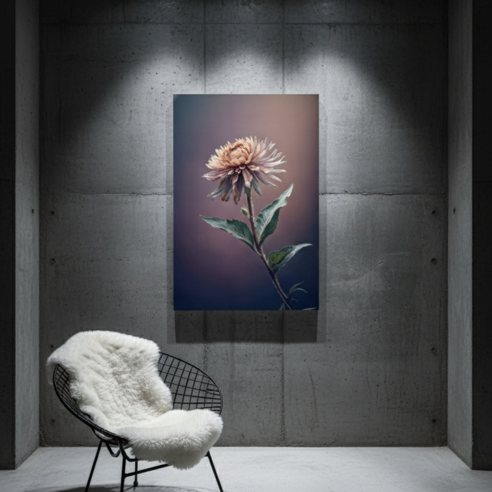 Vibrant Abstract Floral Canvas Print #21