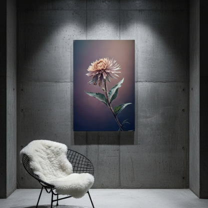 Vibrant Abstract Floral Canvas Print #21