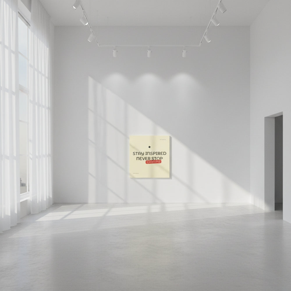 Creativ Thoughts Canvas Wall Art – Standard Print
