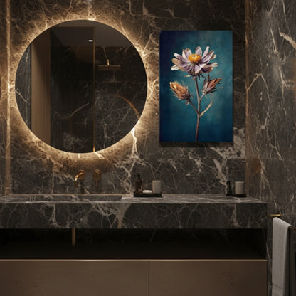 Vibrant Abstract Floral Canvas Print #27