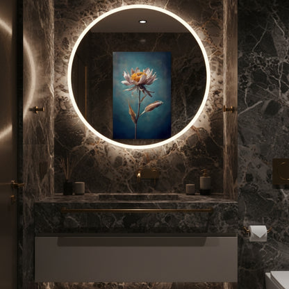 Vibrant Abstract Floral Canvas Print #23