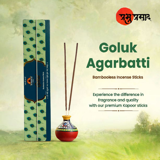 Gokul Agarbatti – Premium Bambootless Kapoor Incense Sticks (Natural Fragrance)