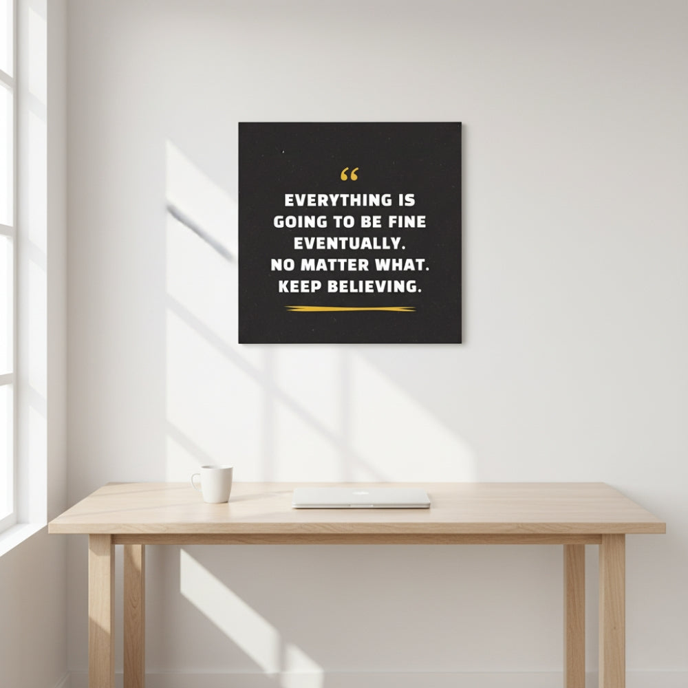 Creativ Thoughts Canvas Wall Art – Standard Print