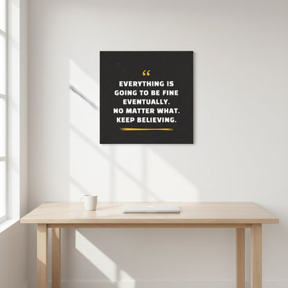 Creativ Thoughts Canvas Wall Art – Standard Print