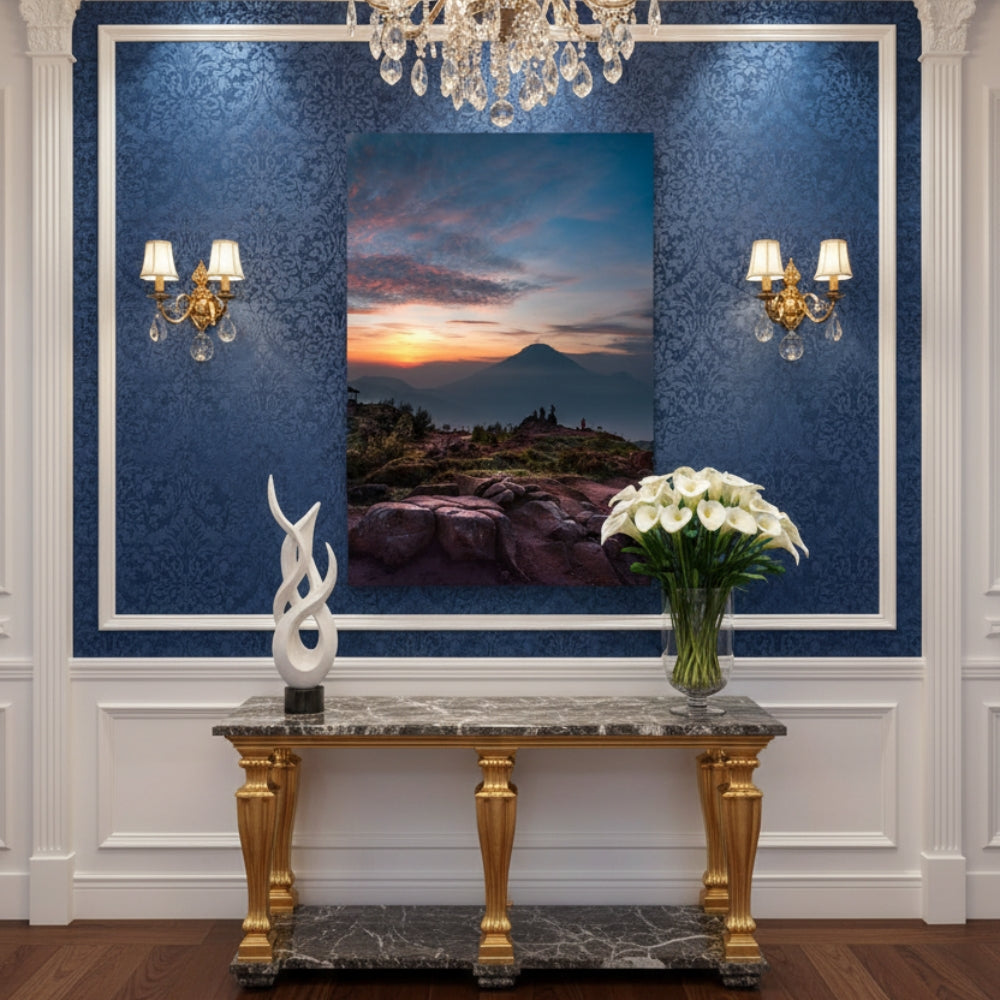 Inspiring Mountain Peak Wall Art