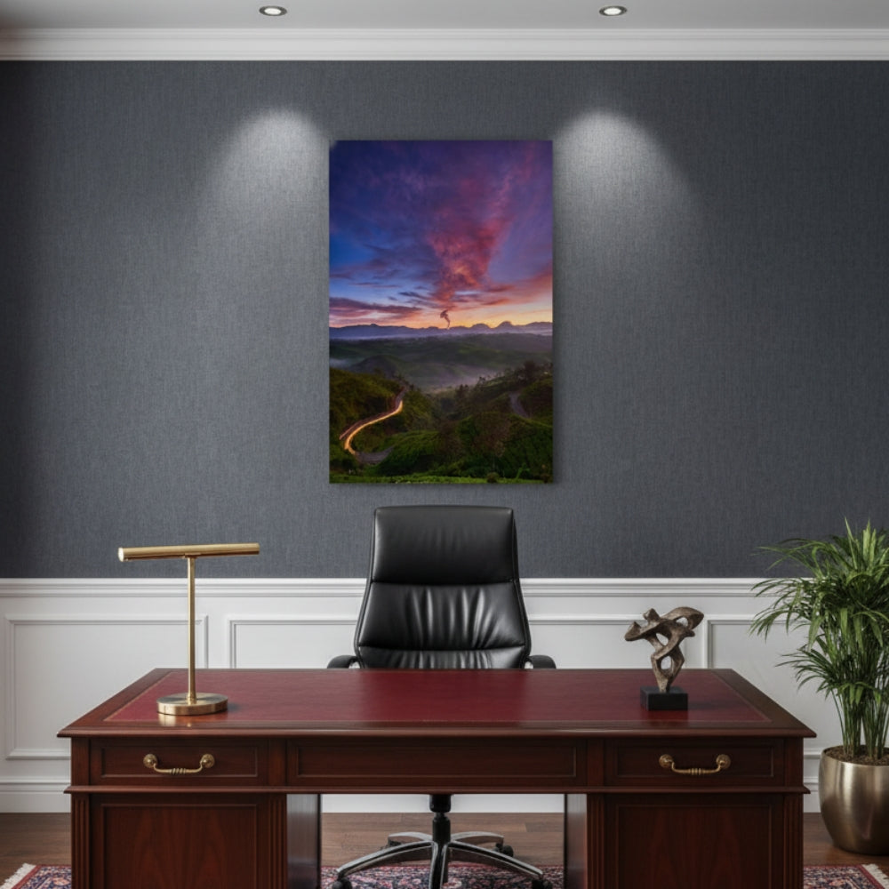 Swirling Vortex Sky Canvas Print