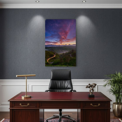 Swirling Vortex Sky Canvas Print