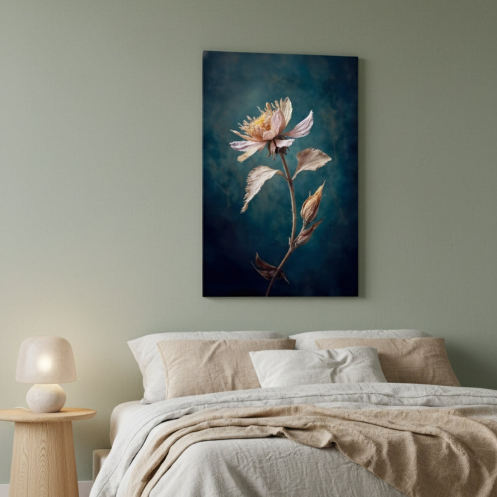 Vibrant Abstract Floral Canvas Print #28