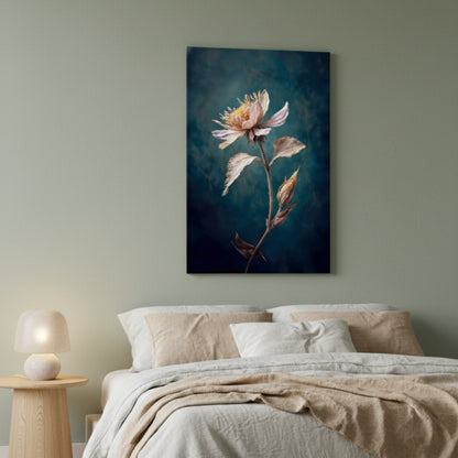 Vibrant Abstract Floral Canvas Print #28