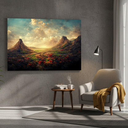 Valley of Bloom Canvas Print