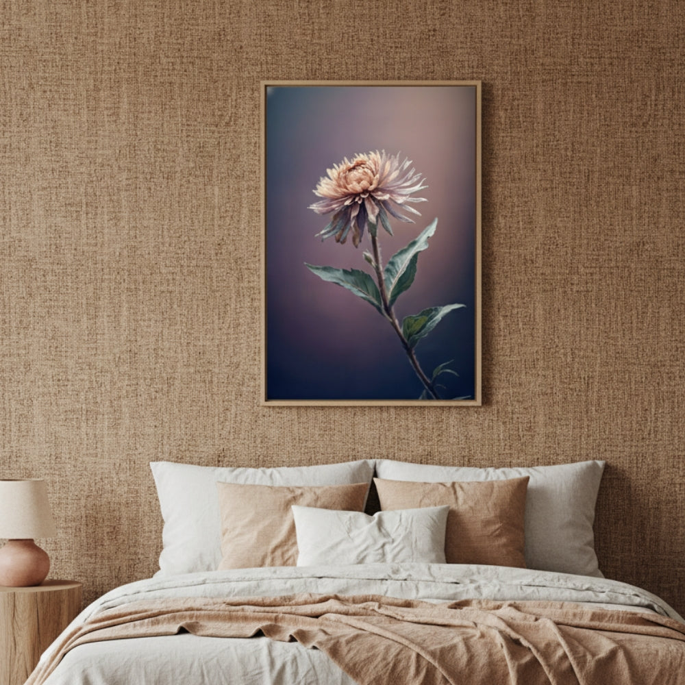 Vibrant Abstract Floral Canvas Print #21