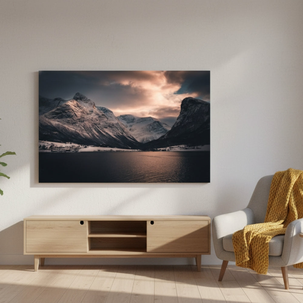 Majestic Peak Reflection Wall Art