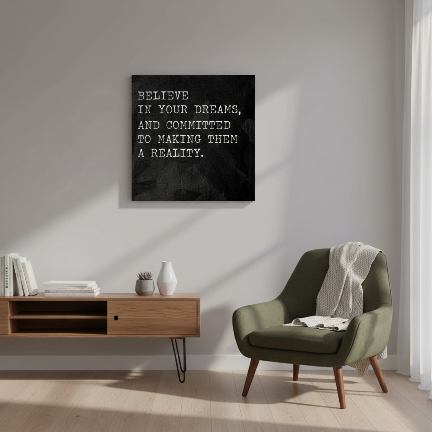 Dreams to Reality: The Power of Commitment – Actionable Goal Setting Quote