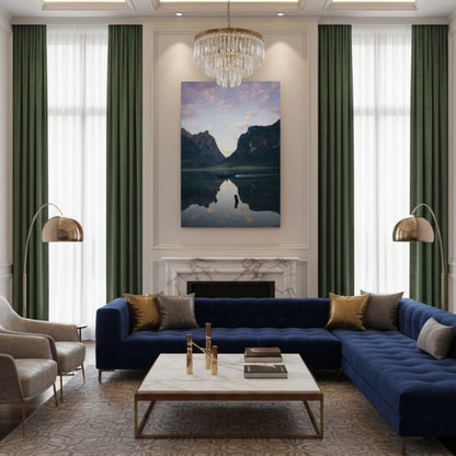 Solitude Mountain Lake Canvas Print