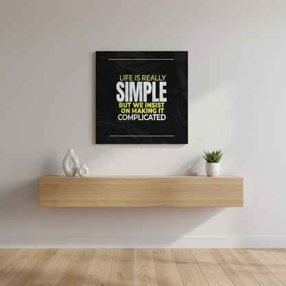 Creativ Thoughts Canvas Wall Art – Standard Print