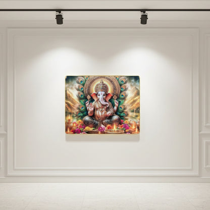 Lord Ganesha Resin Wall Art | Premium Handcrafted Spiritual Decor | High-Gloss Finish