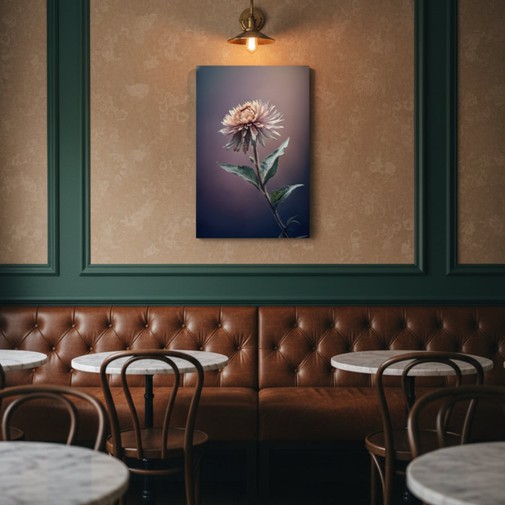 Vibrant Abstract Floral Canvas Print #21