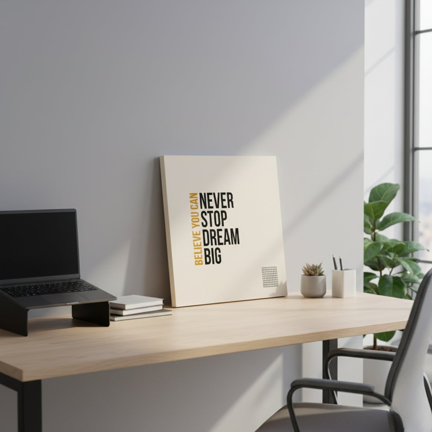 Dream Big: Believe You Can & Never Stop – Ultimate Goal Setting Motivational Quote