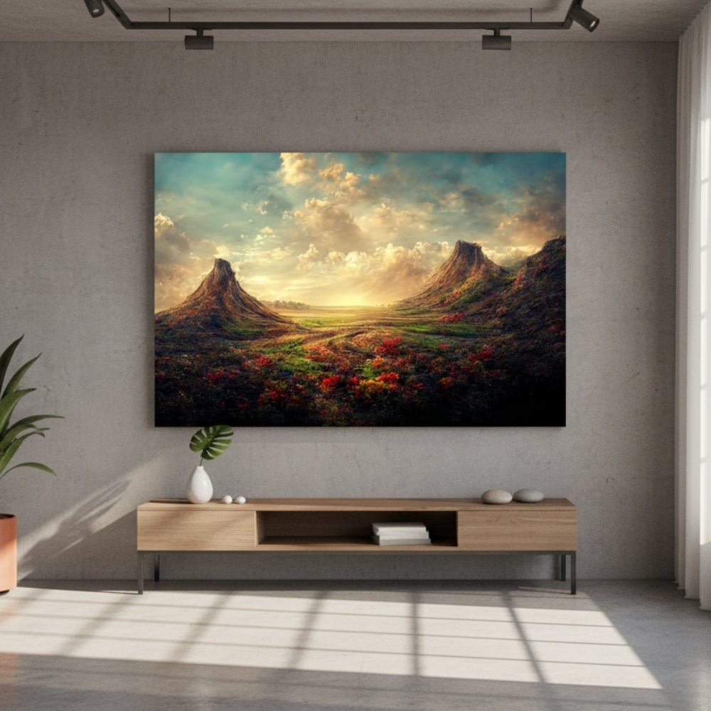 Valley of Bloom Canvas Print