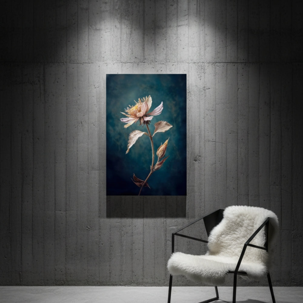 Vibrant Abstract Floral Canvas Print #28