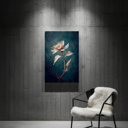 Vibrant Abstract Floral Canvas Print #28