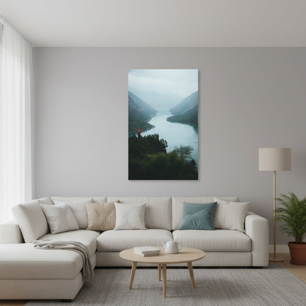 Serene Nordic Valley Wall Art