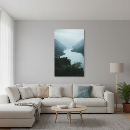Serene Nordic Valley Wall Art