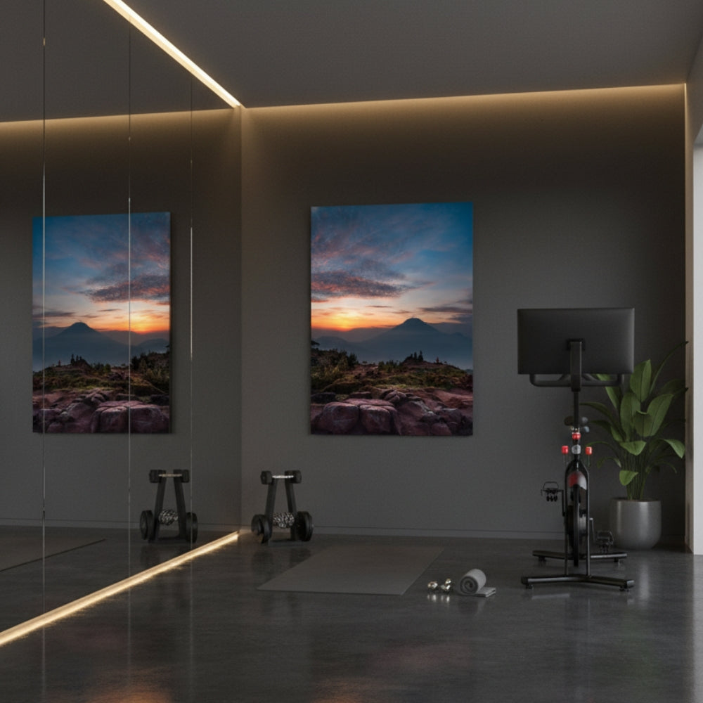 Inspiring Mountain Peak Wall Art