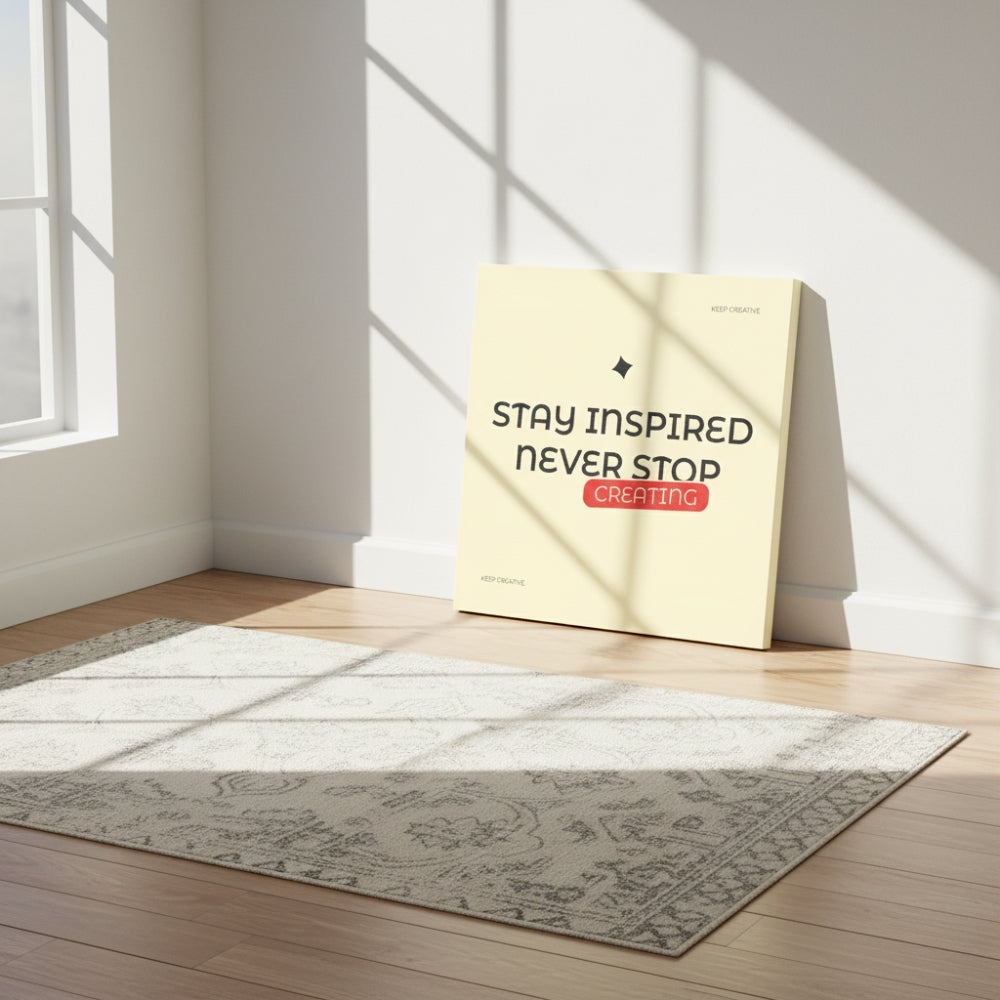 Creativ Thoughts Canvas Wall Art – Standard Print