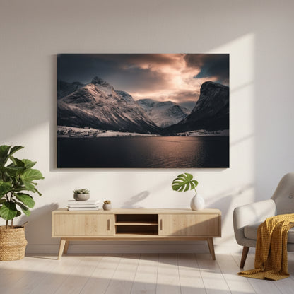 Majestic Peak Reflection Wall Art