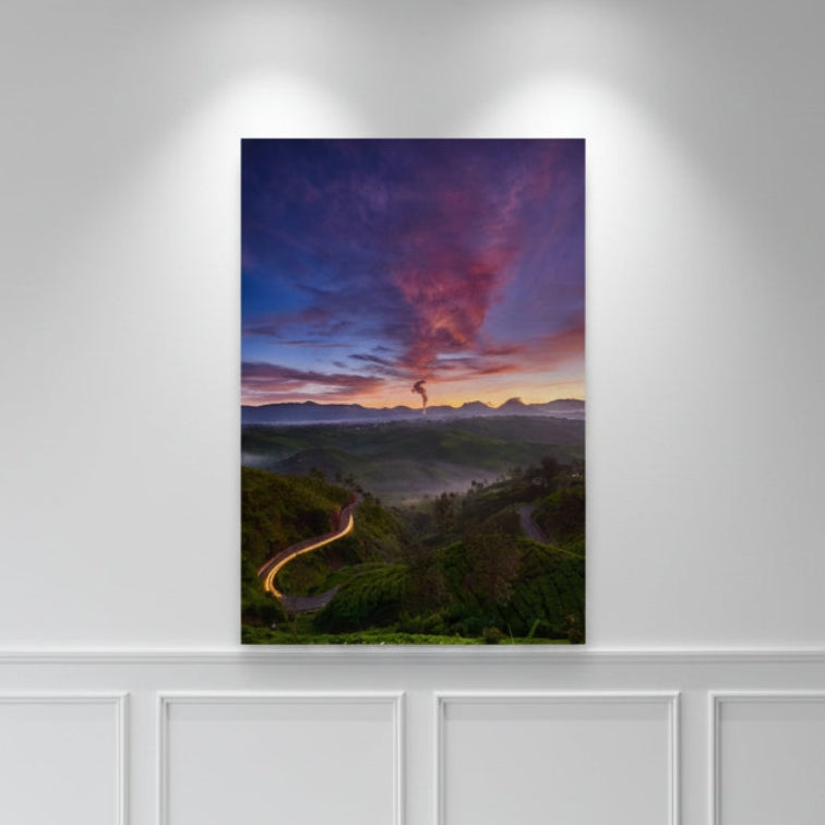 Swirling Vortex Sky Canvas Print