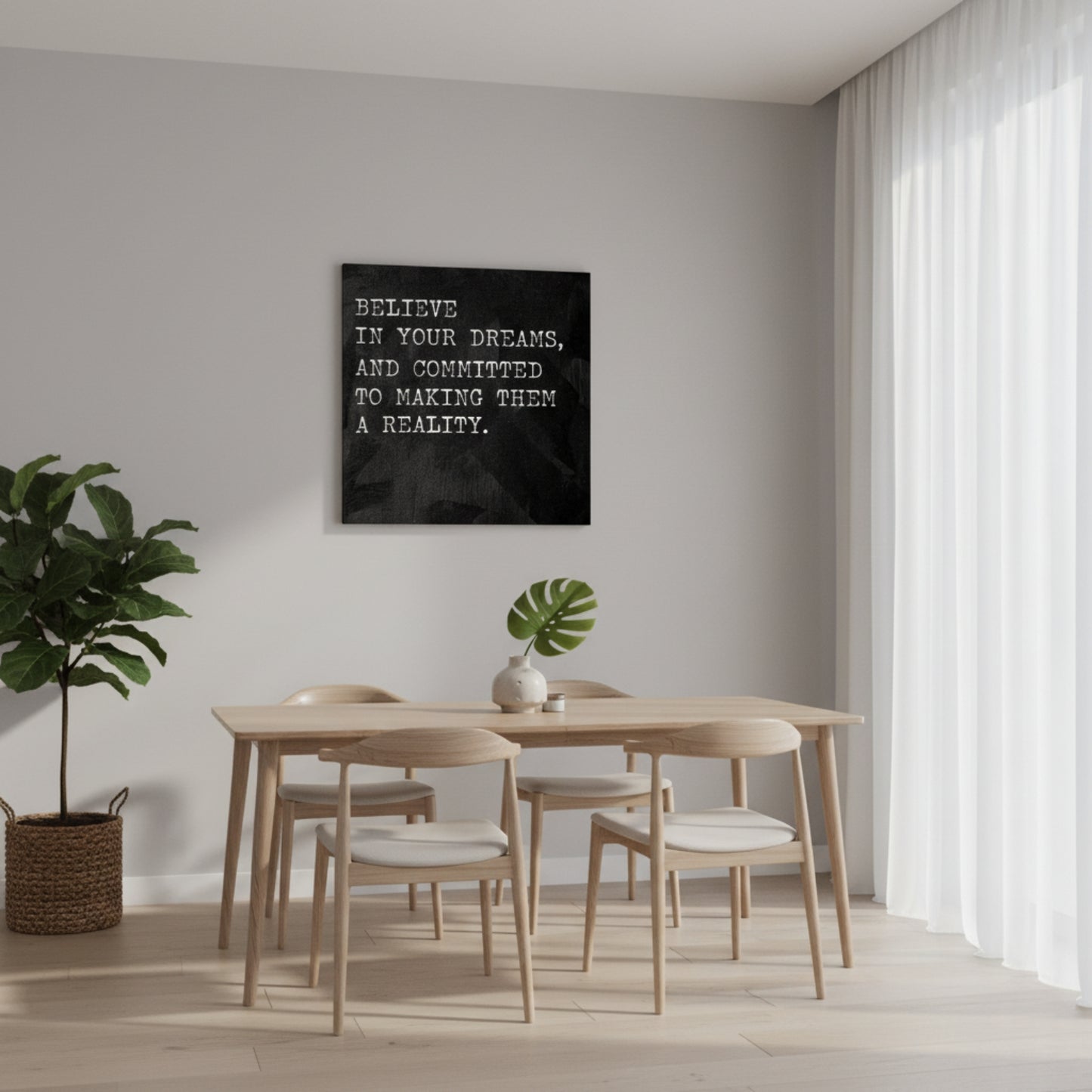 Dreams to Reality: The Power of Commitment – Actionable Goal Setting Quote