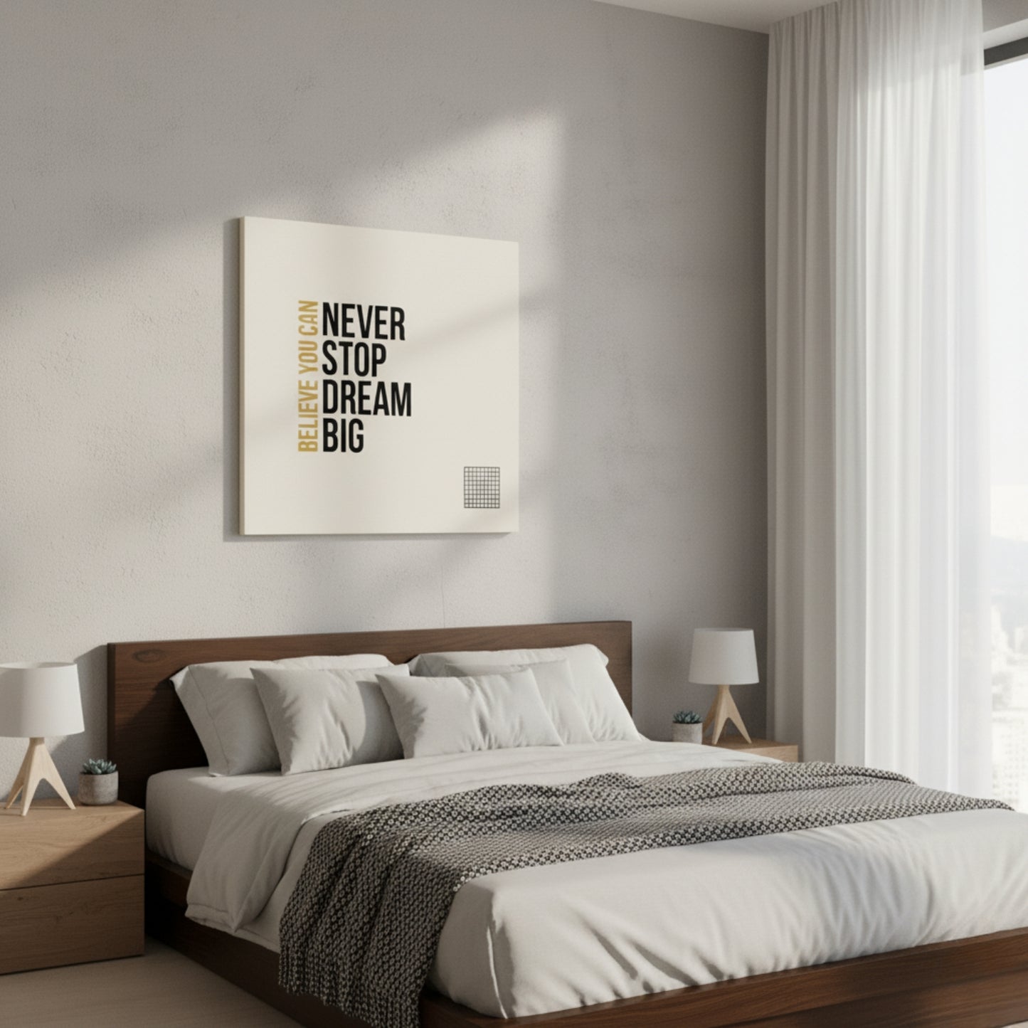 Dream Big: Believe You Can & Never Stop – Ultimate Goal Setting Motivational Quote